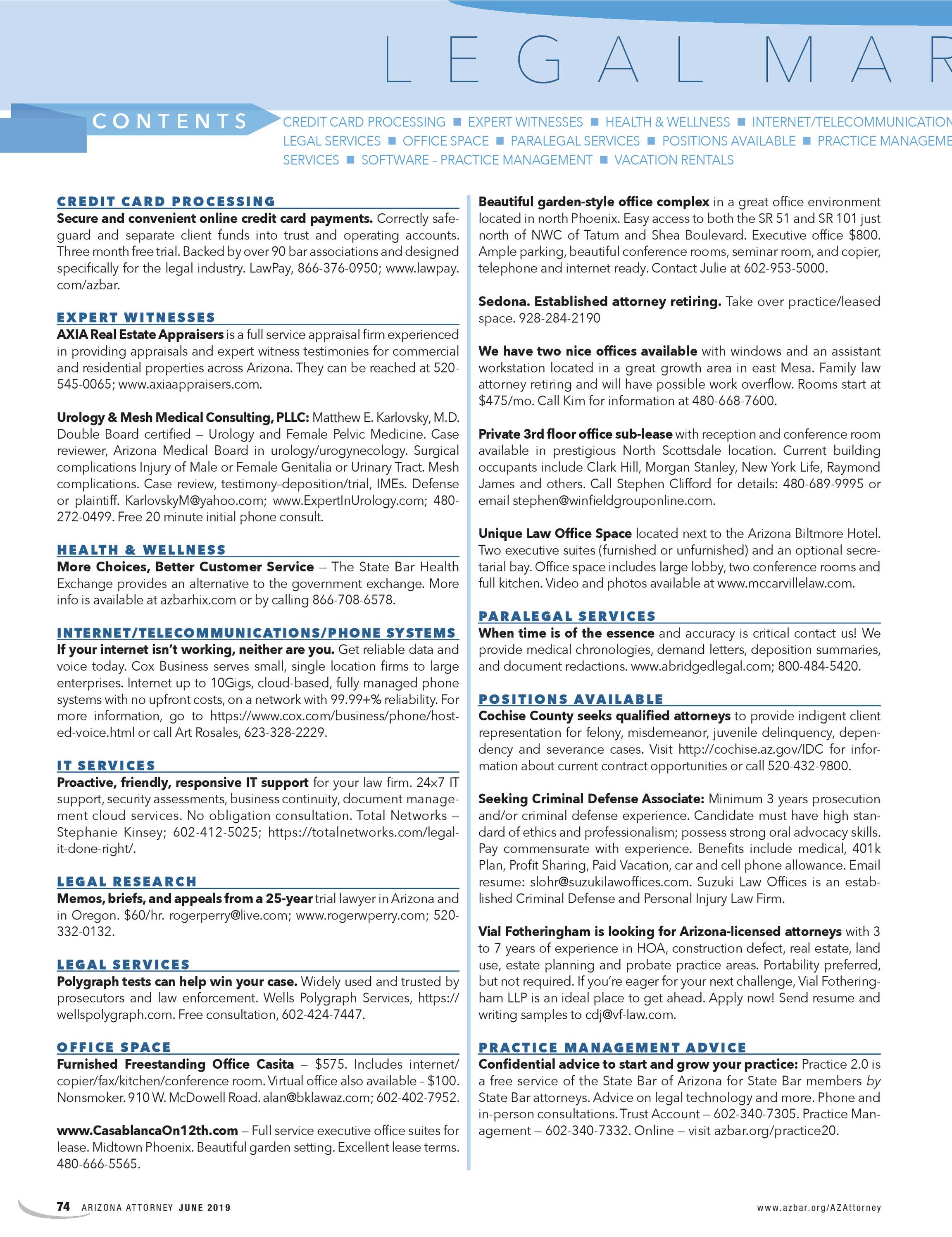 Arizona Attorney June 2019 Page 74