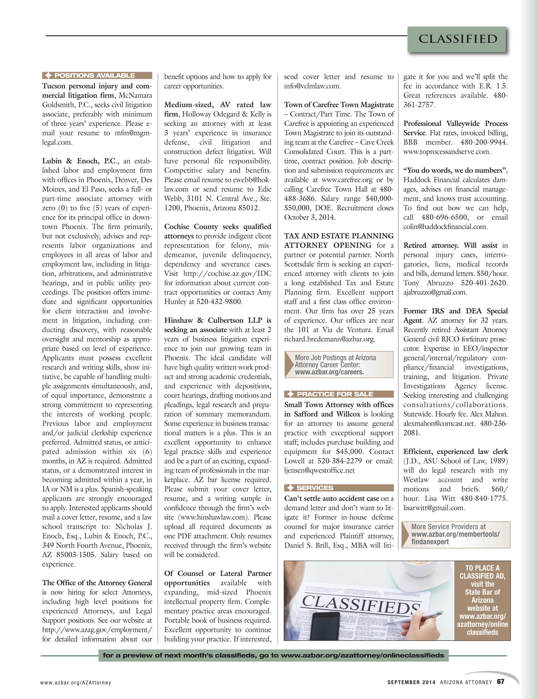 Arizona Attorney - September 2014 - page 67