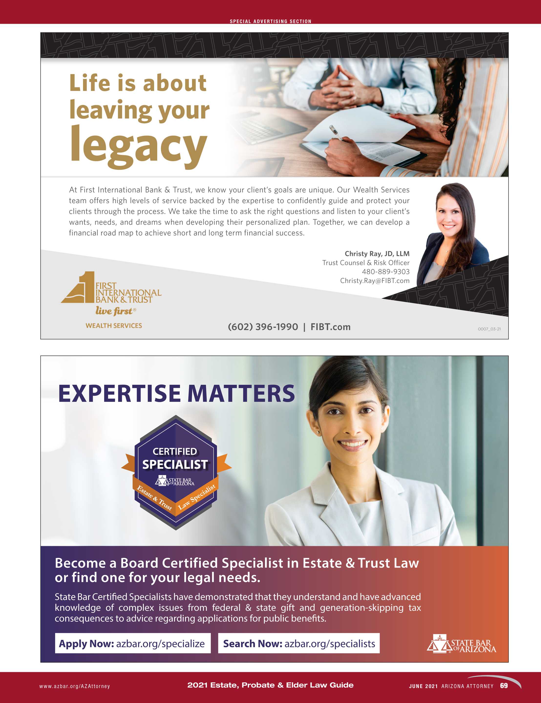 Arizona Attorney - June 2021 - page 69